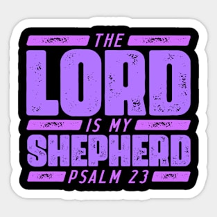 Psalm 23 The LORD Is My Shepherd Sticker